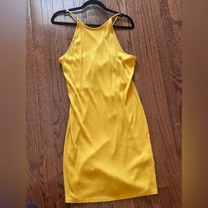 H&M Ribbed Halter backless dress